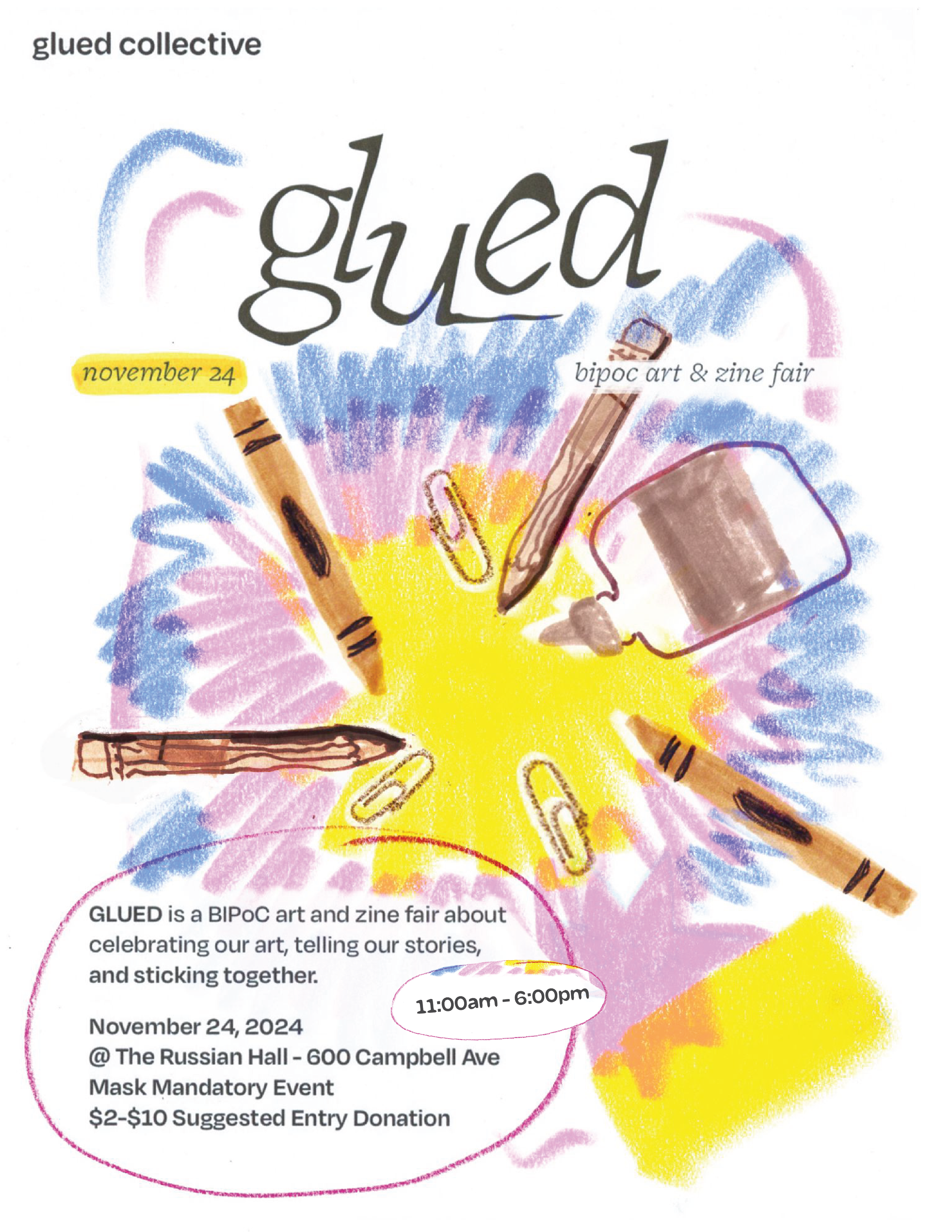 Glued Arts Fair Poster 2